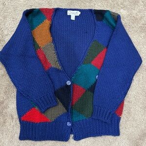 Chaus Colorful Knit Cardigan